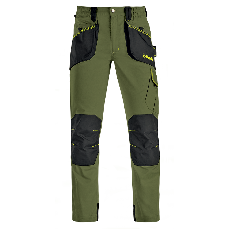 Kapriol SLICK Work Trousers Plain Dark Green